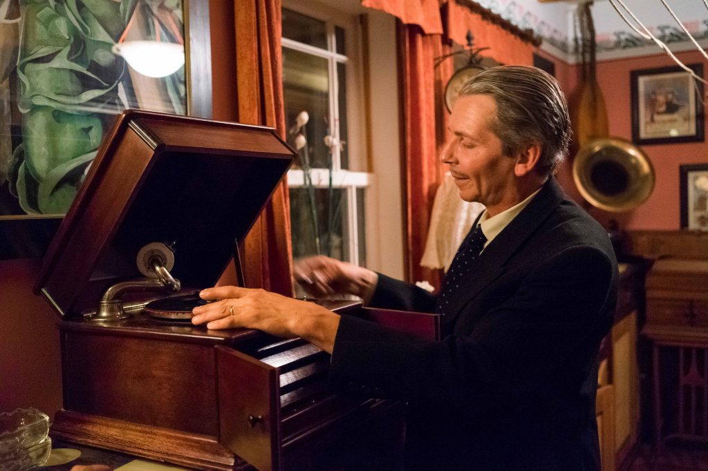 Martin am Grammophon